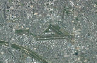 八尾空港空中写真