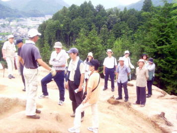 遺跡見学会の様子