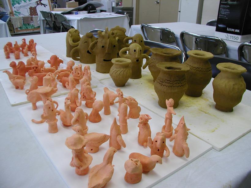 ボランティア研修での作品